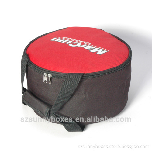 High Quality Hot Red Polyster Sports travel tote bag/Football Bag